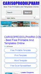 Mobile Screenshot of carisoprodolpharm.com